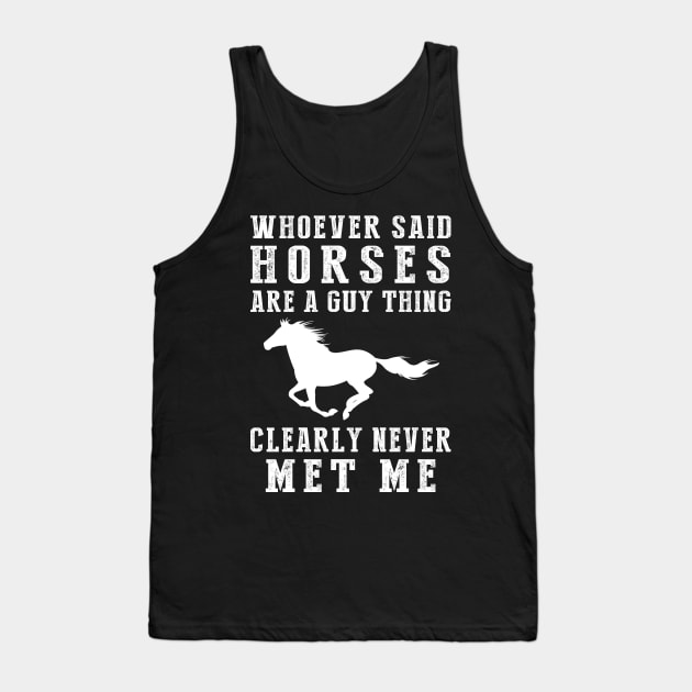 Horsing Around with Humor! Tank Top by MKGift